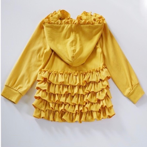 Mustard ruffle jacket - Picture 2 of 2